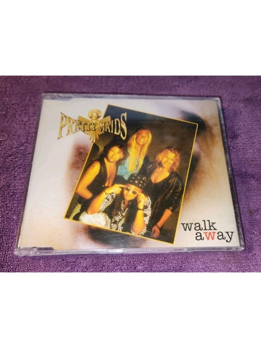 PRETTY MAIDS cd WALK AWAY CD Single 3 Track EP Rare Hard Rock Glam Metal